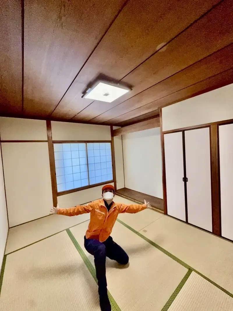 片付け後のスッキリした部屋の様子